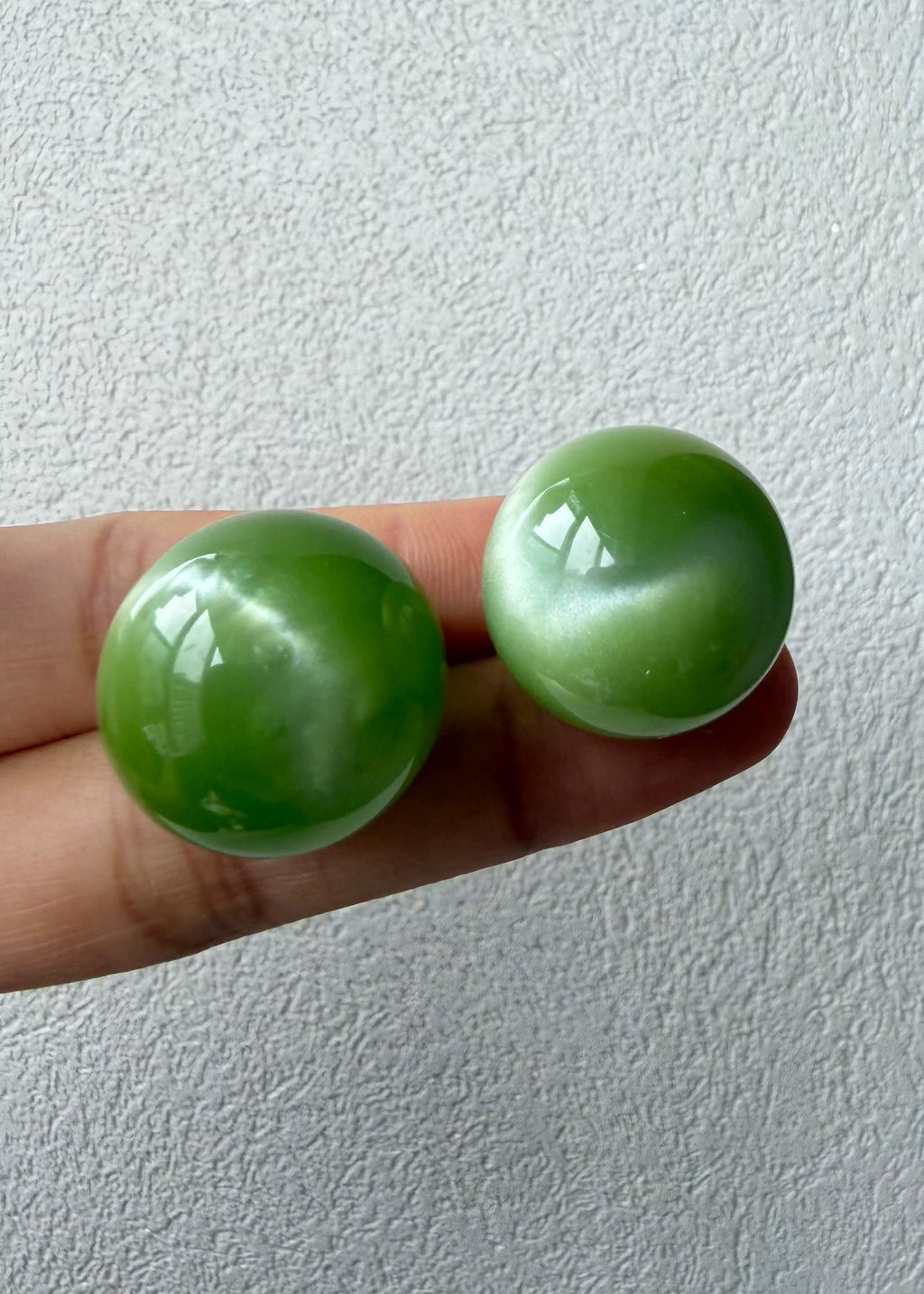 Halo Resin Stud Earrings