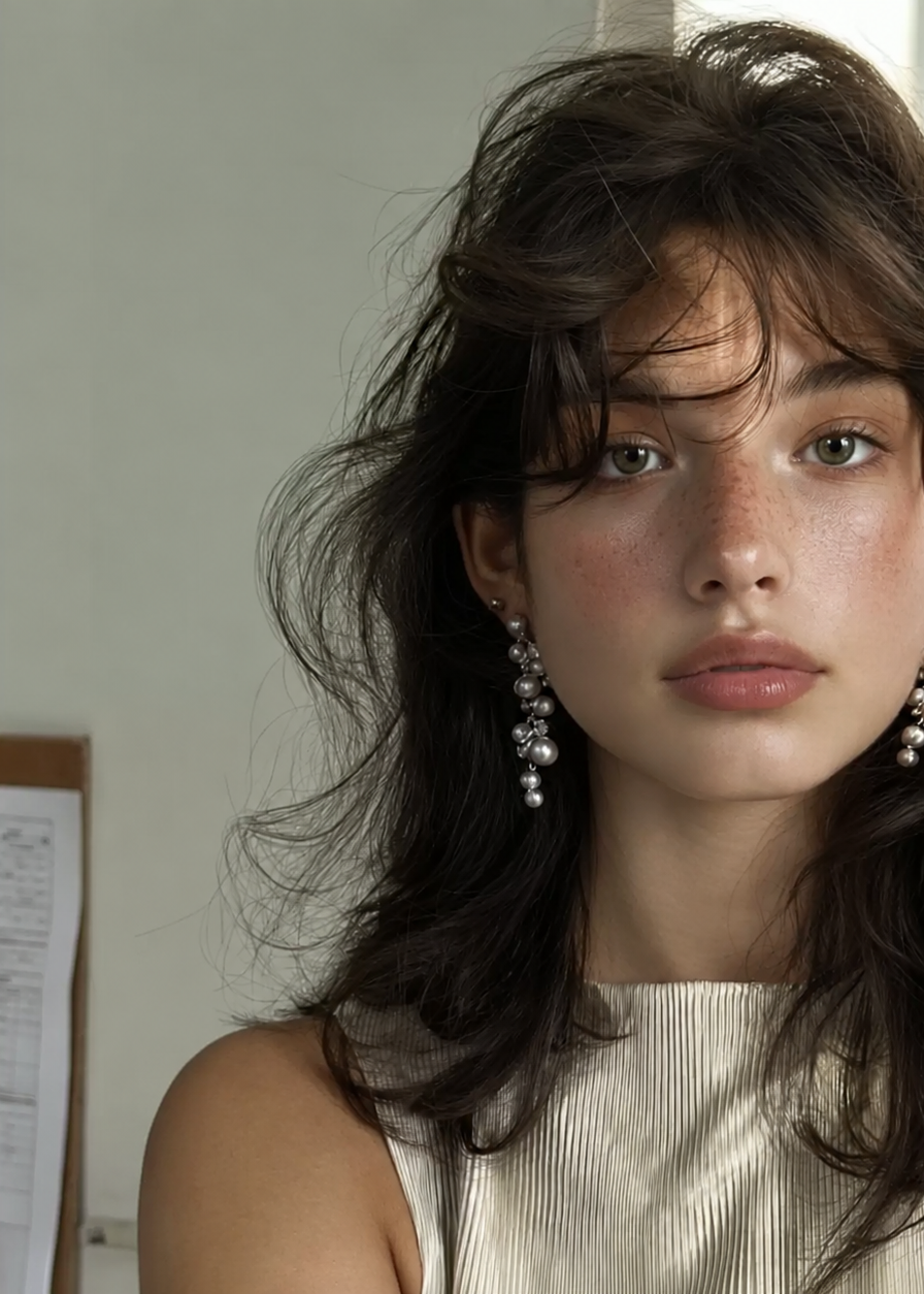 Amélie Pearl Drop Earrings
