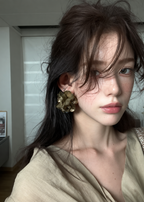 Fleur Mesh Statement Earrings