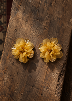 Fleur Mesh Statement Earrings