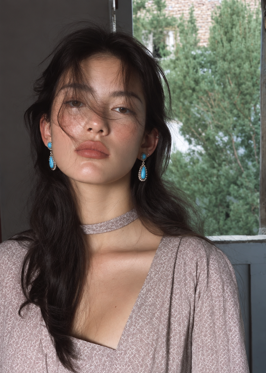 Sierra Turquoise Drop Earrings